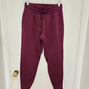 Athletic Works Burgundy Track Joggers